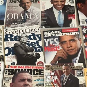 Magazines lot of 12 former president Obama